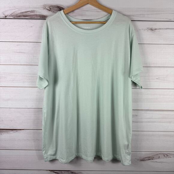 Torrid‎ Relaxed Fit Short sleeve T-shirt Mint Size 3 - Picture 1 of 5